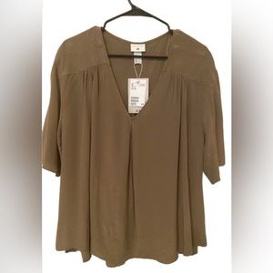 H&M Short Sleeve Blouse- Size 14